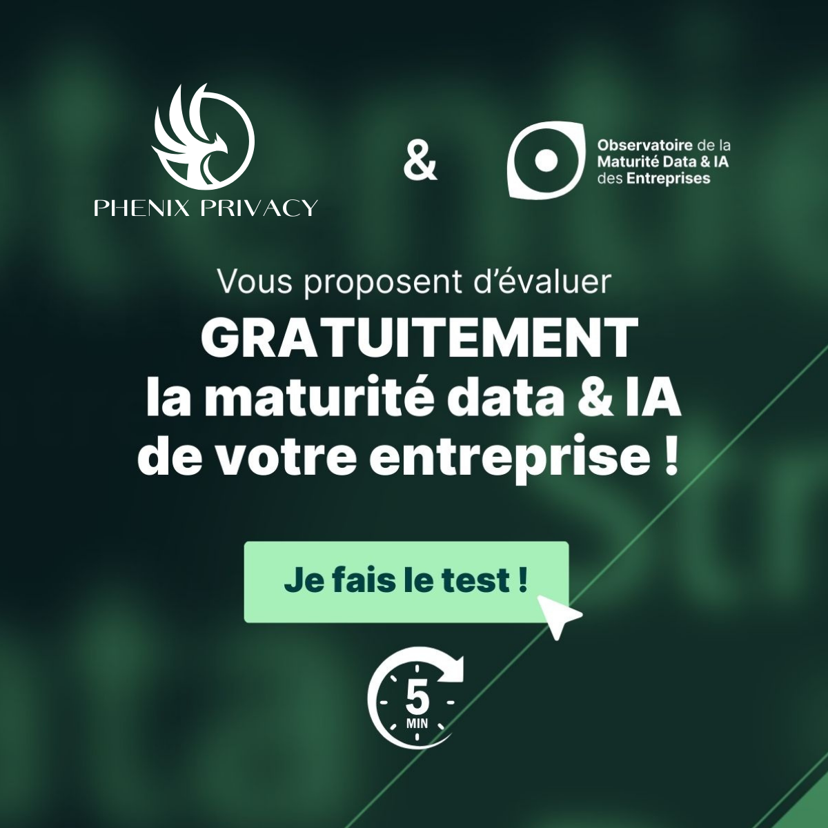 NEWS – Phénix Privacy rejoint l’Observatoire de la Maturité Data & IA des Entreprises