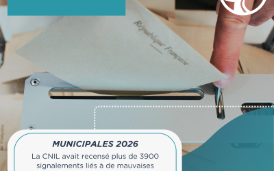 NEWS – Municipales 2026 attention aux données personnelles !